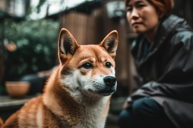 O filhote de Shiba Inu está ansioso por lanches