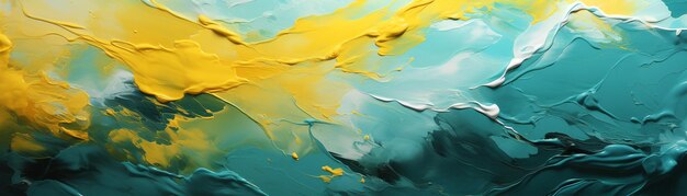 O fundo acrílico abstrato verde amarelo acena bolhas e formas sem forma para banners e panfletos