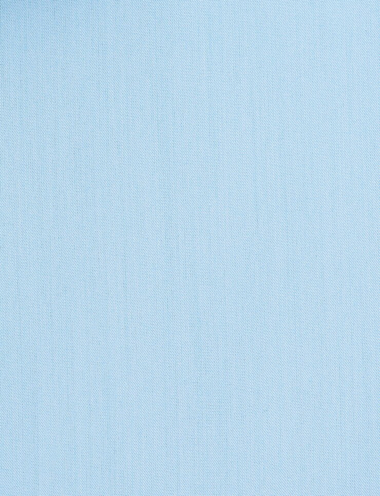 Foto o fundo azul da textura do tecido. vazio. nenhum padrão