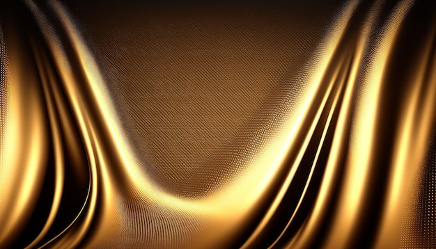O fundo é uma textura dourada luxuosa renderizada em 3D com partículas - gerada por IA