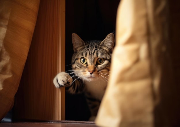 O gato é uma espécie doméstica de pequeno mamífero carnívoro