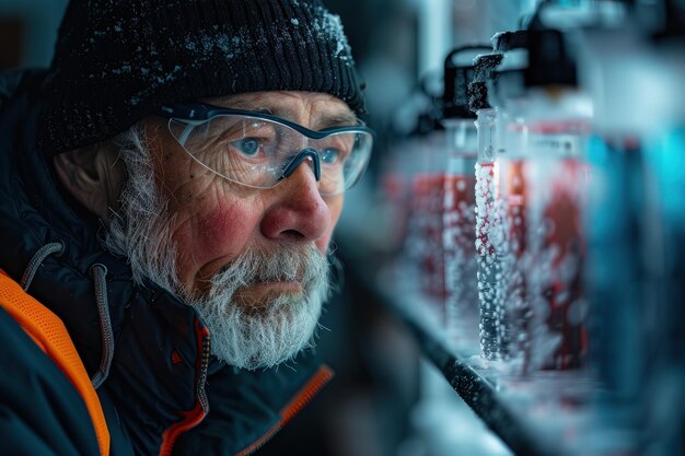 Foto o glaciólogo visionário