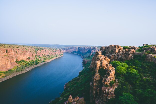 Foto o grand canyon da índia - gandikota