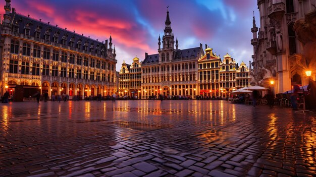 O Grand Place, em Bruxelas