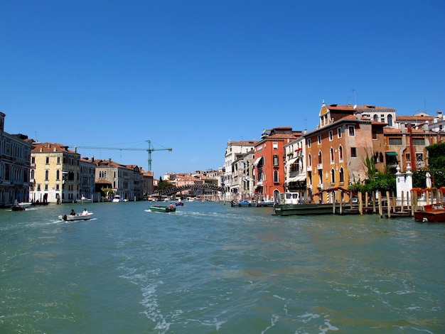 O Grande Canal em Veneza Itália