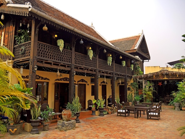 O hotel em Luang Prabang Laos