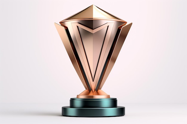 O ícone do troféu 3D