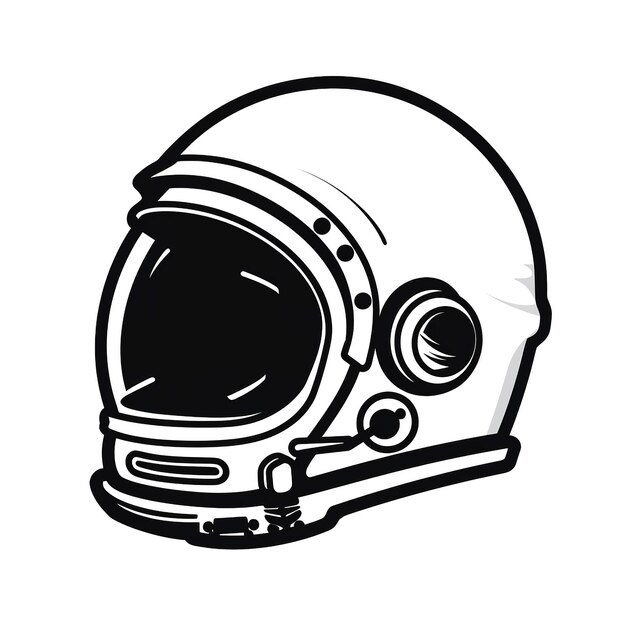 O icónico capacete de um astronauta