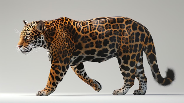 O jaguar é um grande gato que é encontrado nas Américas. É o terceiro maior gato do mundo depois do tigre e do leão.