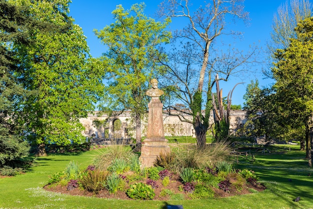 Foto o jardim público de bordéus - frança, aquitânia