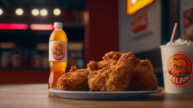 O Kentucky Fried Chicken é o frango crocante mais famoso do mundo.