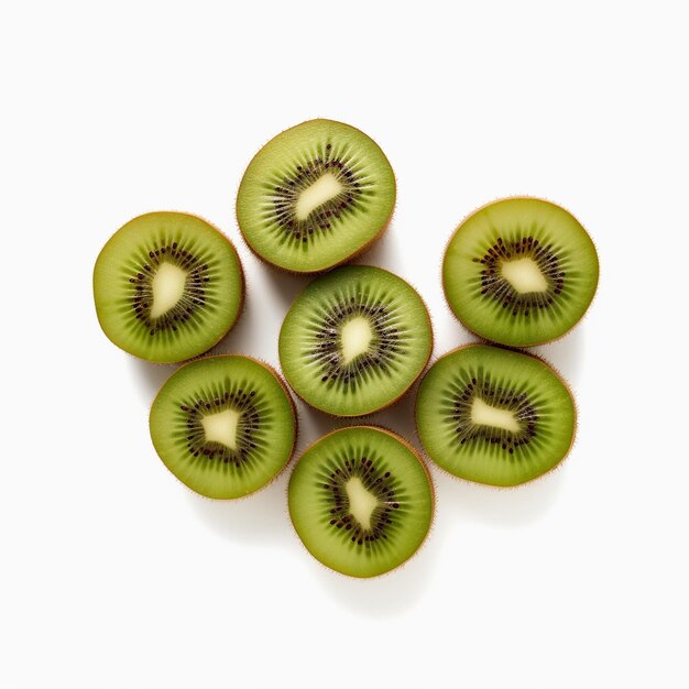 Foto o kiwi suculento deleita fundos vibrantes e imagens de frutas frescas