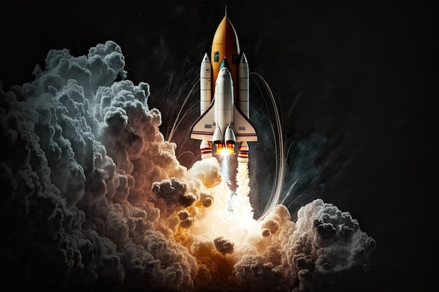 O lançamento do foguete A NASA forneceu os dados para a criação das imagens