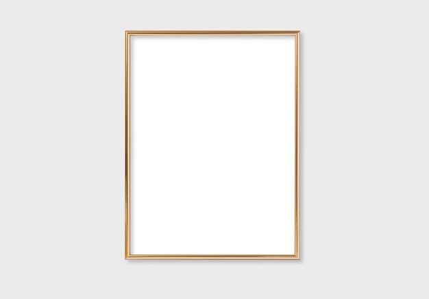 O layout do quadro é 3x4 30x40 Layout com um quadro dourado Limpo moderno minimalista brilhante Retrato Vertical