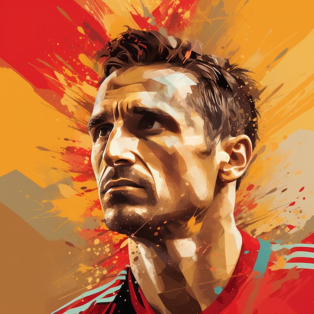 Foto o legado de ouro da obra-prima nft de miroslav klose bayern munchen