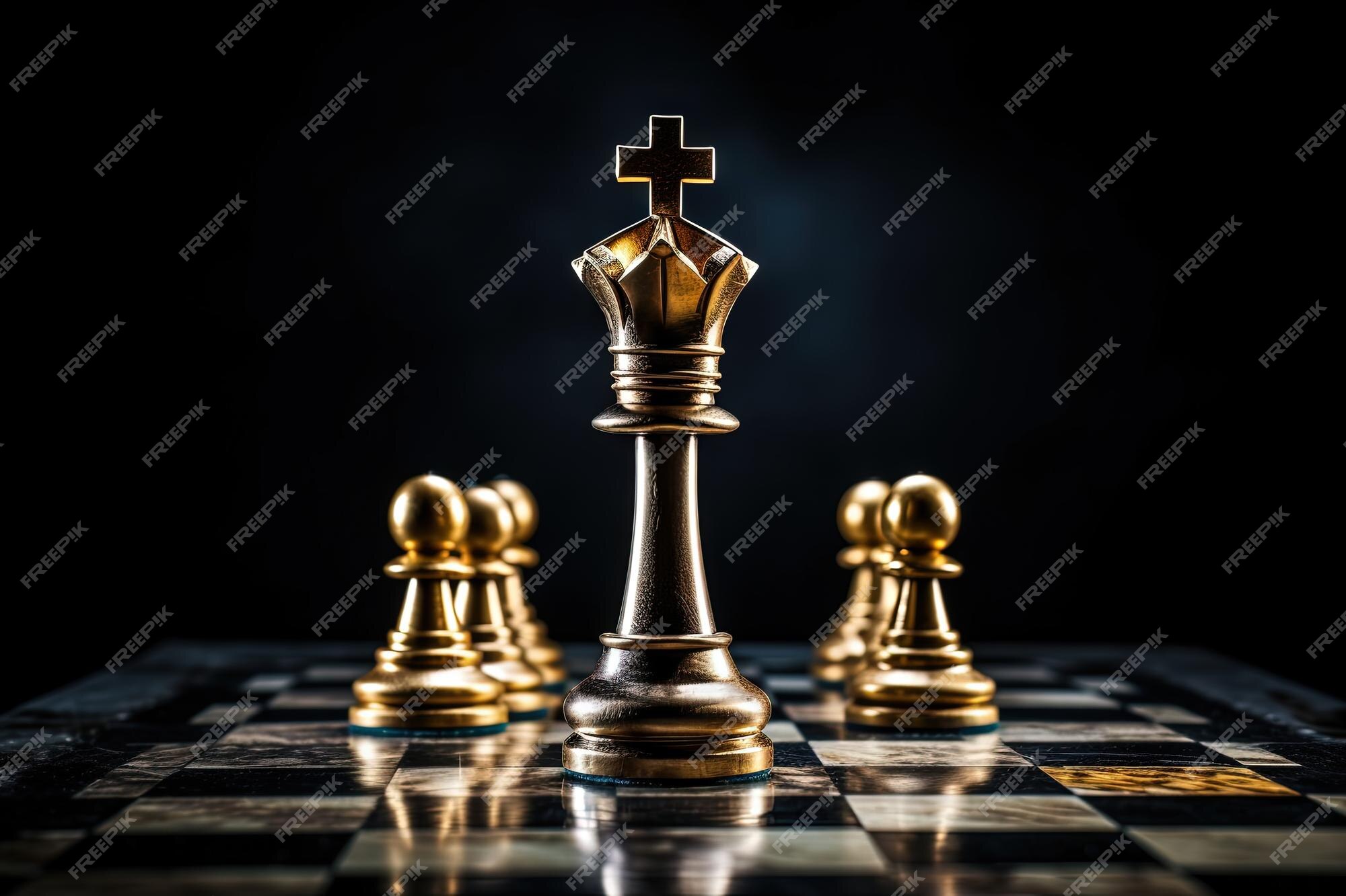 A Formação Estratégica Do Negócio No Rei Do Jogo De Xadrez é Checkmate Foto  de Stock - Imagem de posto, batalha: 98912938