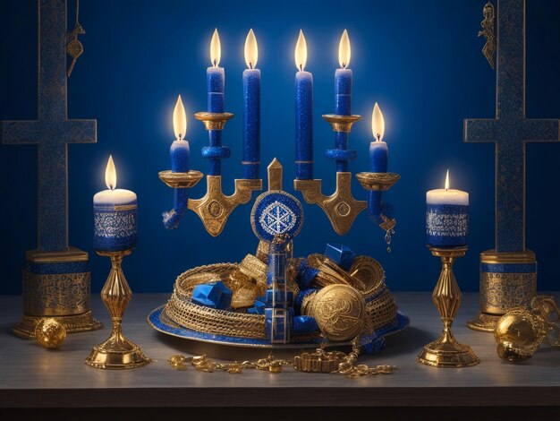 O lindo Hanukkah