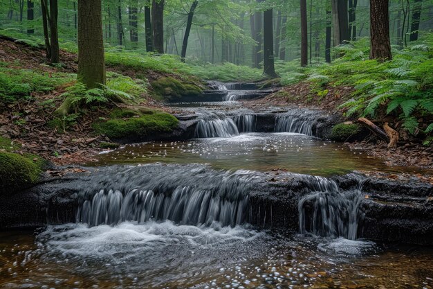 o lindo verde da natureza fotografia profissional