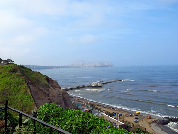 O litoral Miraflores Lima Peru América do Sul