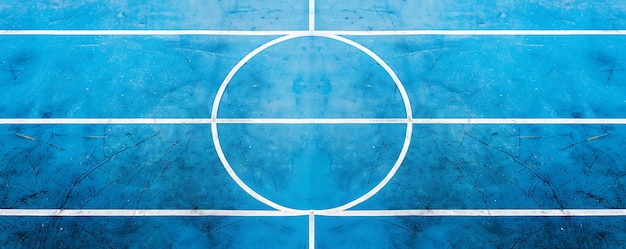 Foto o logotipo em fundo azul