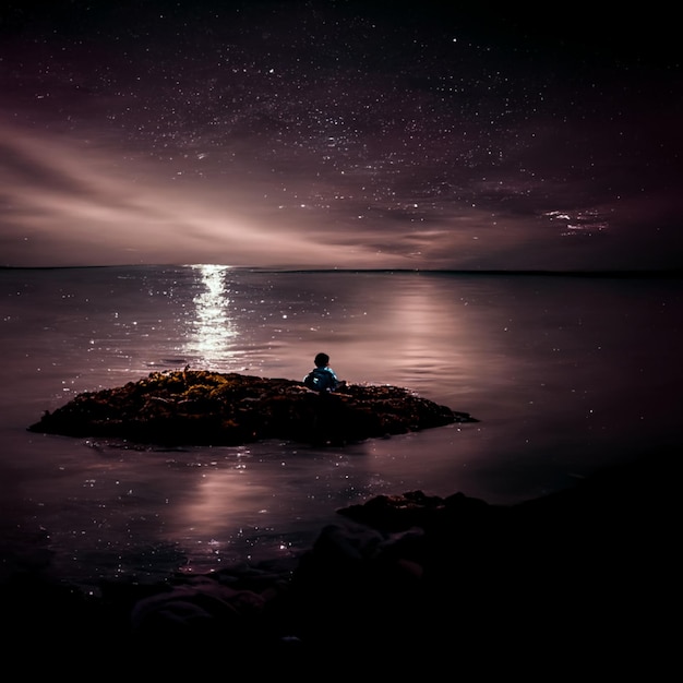 O mar da lua, bela foto