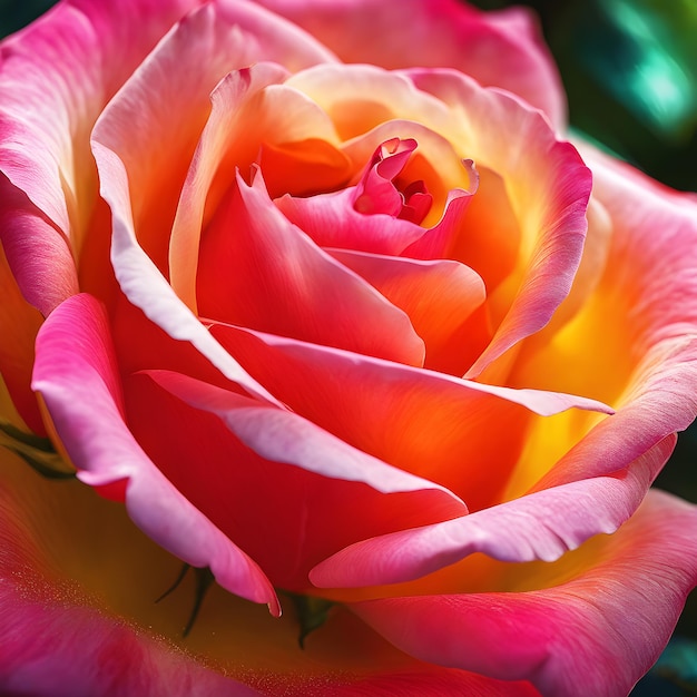 O melhor resultado de estética max uma bela rosa brilhante fotografia digital paleta de primavera
