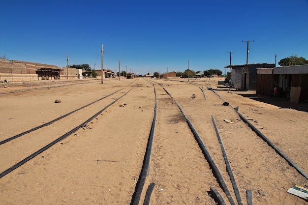 O mercado local no Karma Sudão, África