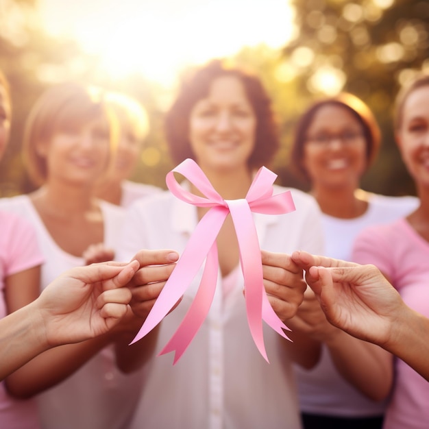 O mês de conscientização sobre o câncer de mama está comemorando