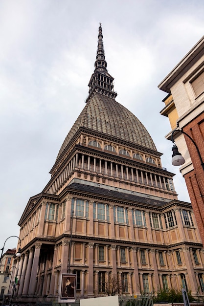 O Mola Antonelliana em Turin Itália