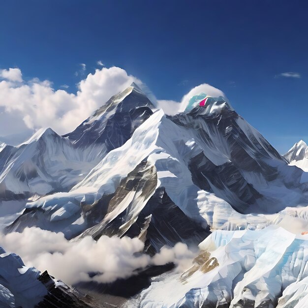 Foto o monte everest gerado pela ia