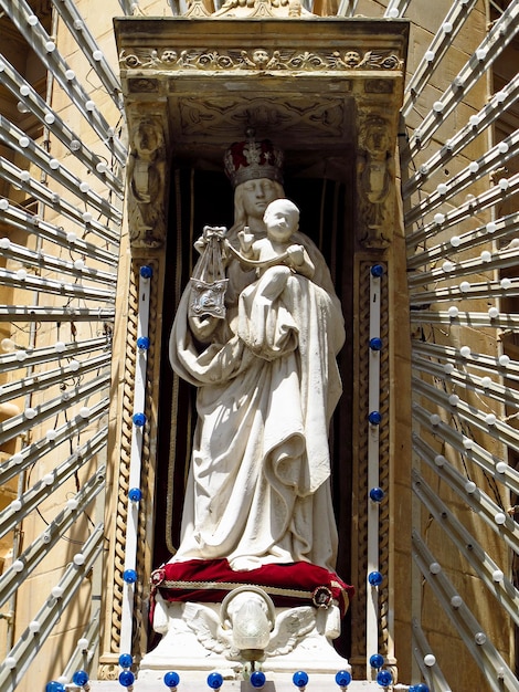 O monumento em Valletta Malta