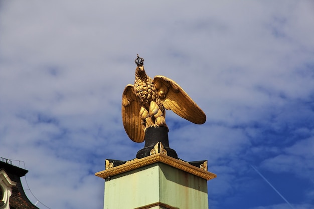 O monumento no palácio Ludwigsburg Alemanha