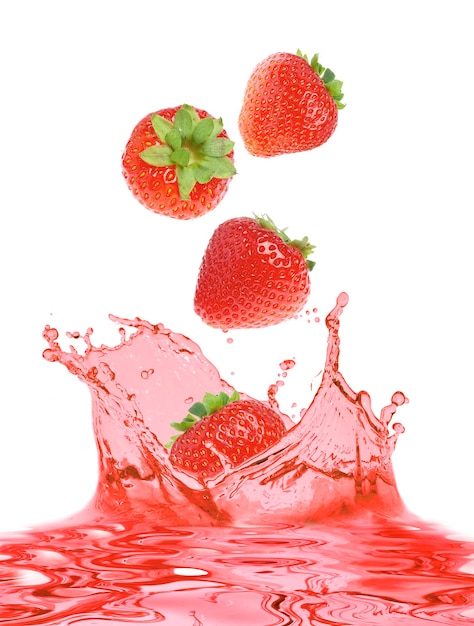 O morango cai no seu próprio suco.
