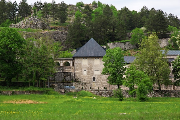 O mosteiro em Cetinje, Montenegro