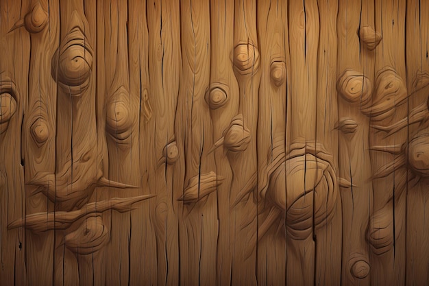 O mundo caprichoso da textura de madeira dos desenhos animados, cativante experiência AR 32