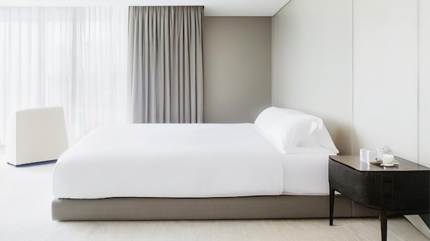 Foto o nosso hotel é o epítome do chic minimalista com o seu design elegante e sofisticado que exala