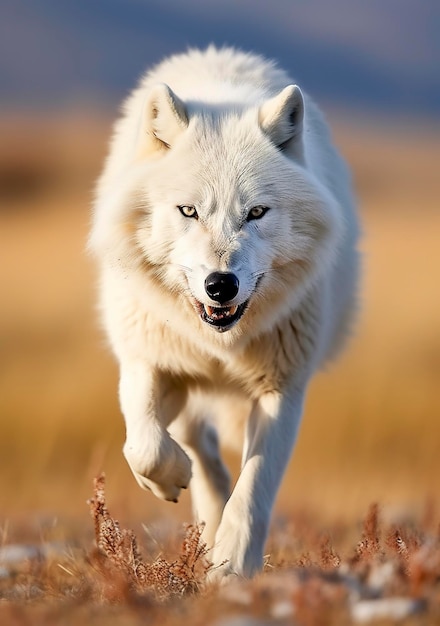 O Olho do Lobo Um Momento de Vida no Deserto do Ártico