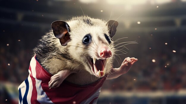 Foto o opossum nos jogos olímpicos