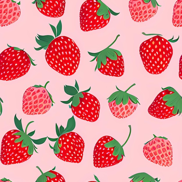 O padrão de repetição sem costura de frutas deixa a natureza das frutas para desenhos infantis, plantas e impressão de tecido