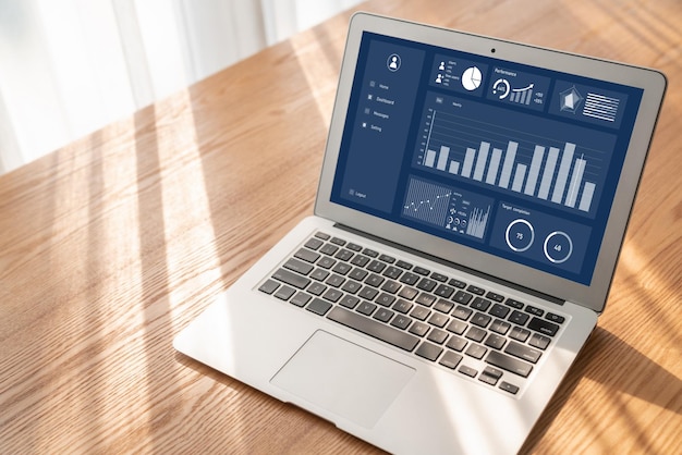 O painel de dados de negócios fornece análises de inteligência de negócios modernas