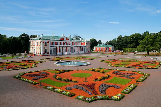 O palácio Kadriorg em Tallinn Estônia