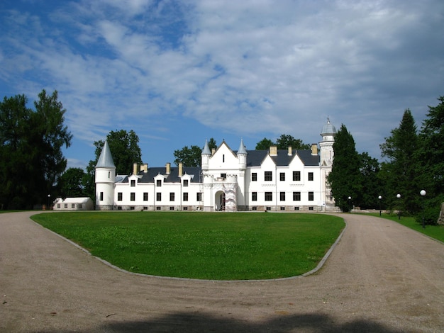 O palácio no país da estônia