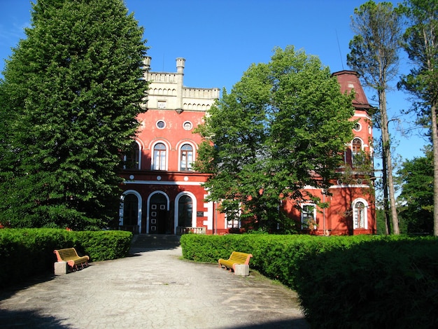 O palácio no país da Estônia