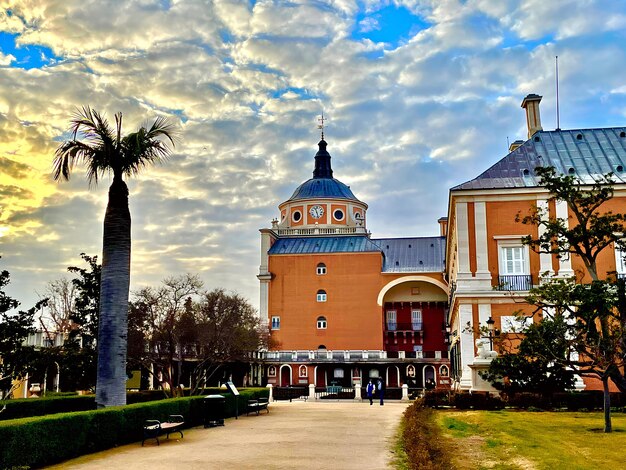 O Palácio Real de Aranjuez, em Madrid, Espanha