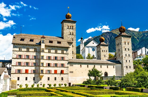 O Palácio Stockalper em Brig Suíça