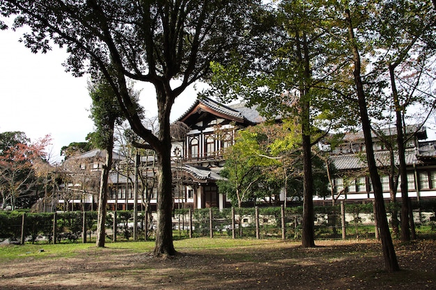 O palácio vintage, Nara, Japão