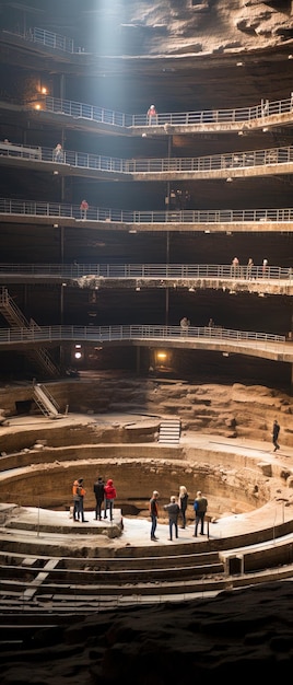 O palco da casa da ópera.