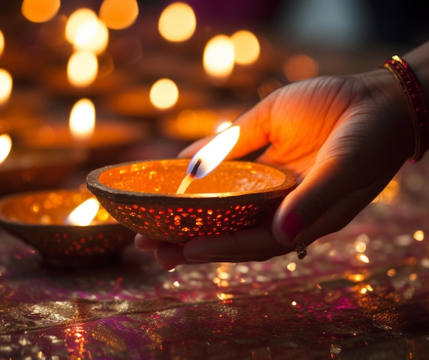 O papel da oração e da meditação durante o Diwali