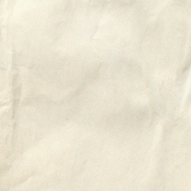 O papel pálido e arrugado enrugou a textura.
