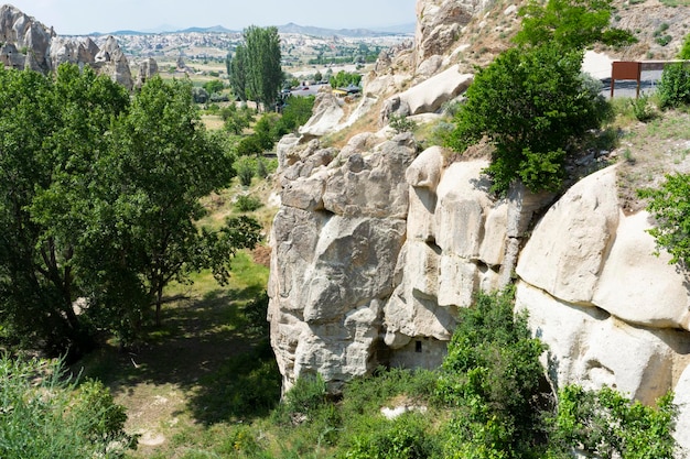 O parque nacional de goreme é o coração cristão da capadócia e dos assentamentos de cavernas